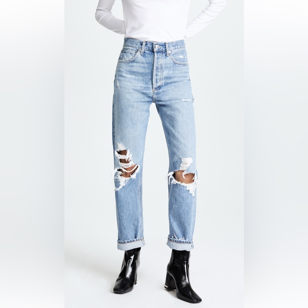 AGOLDE 90s mid rise straight
Size 26, but runs LARGE!